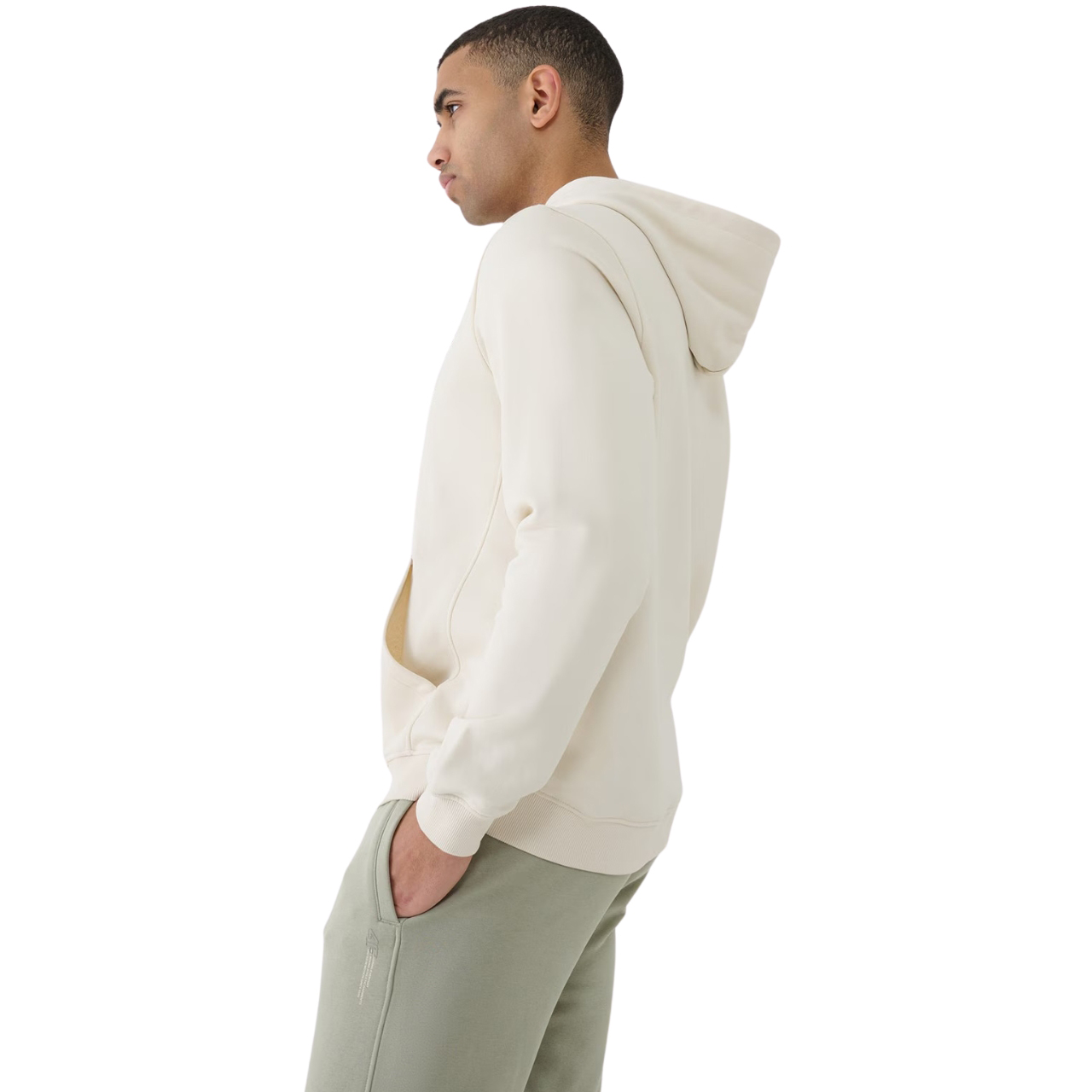 Bluza męska 4F M1585 beżowa 4FWSS25TSWSM1585 – ujęcie 3