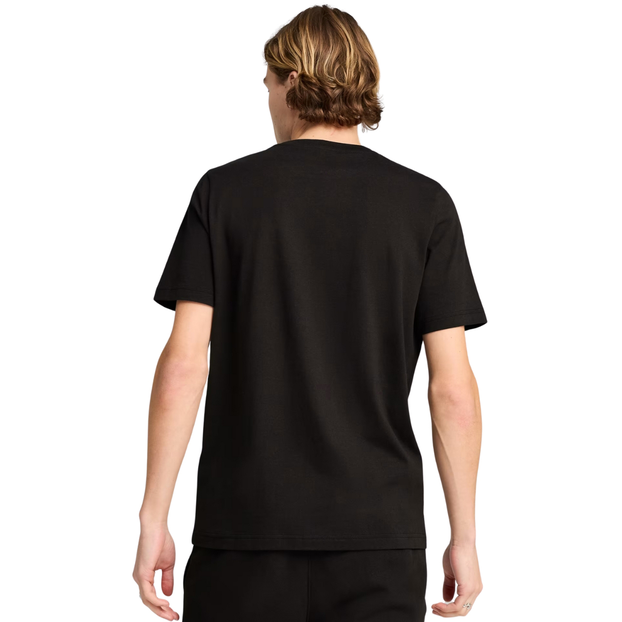 Koszulka męska Puma Ess Elevated Tee czarna – ujęcie 4