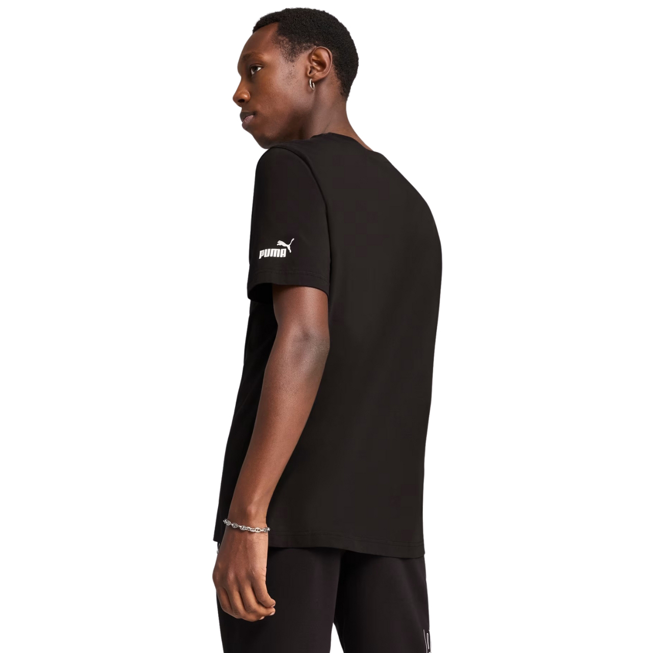 Koszulka męska Puma Sport Graphic Tee czarna – ujęcie 4