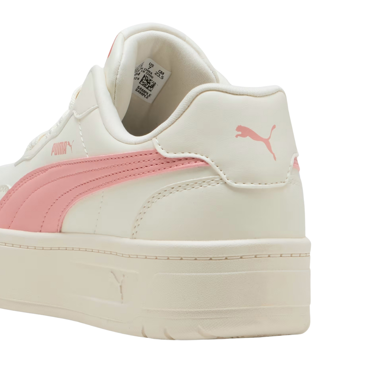 Buty damskie Puma Court Lally Skye biało-różowe – ujęcie 3