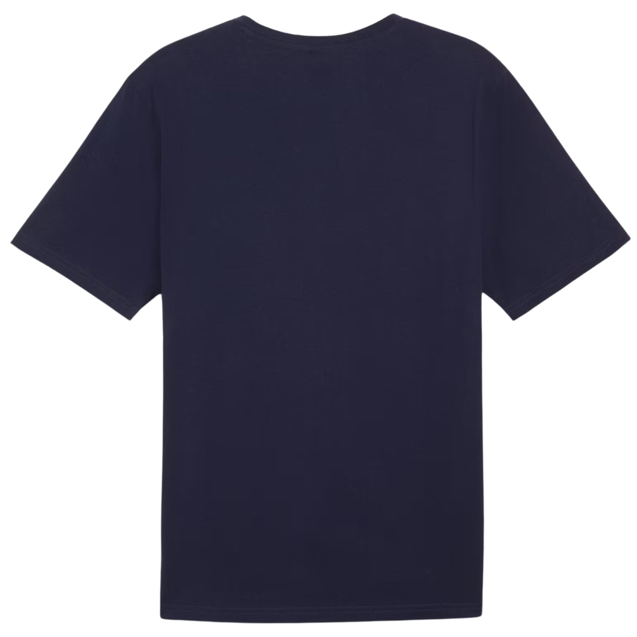 Koszulka męska Puma Team Rise Logo Jersey Cotton granatowa – ujęcie 2