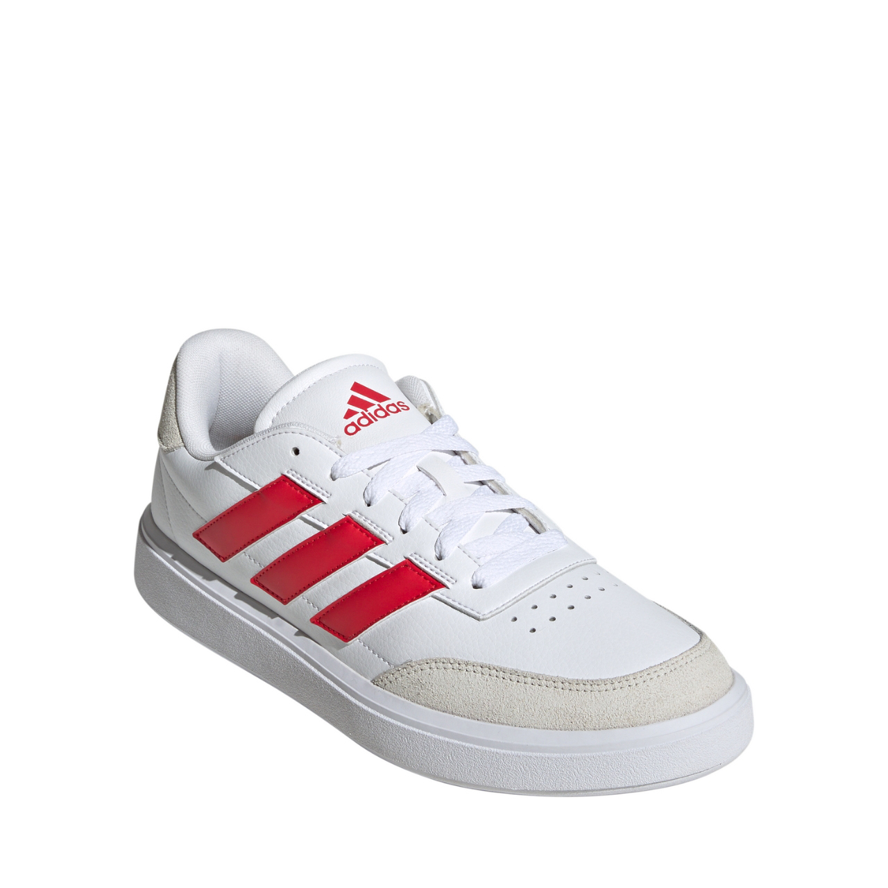 Buty męskie adidas Courtblock biało-czerwone – ujęcie 2