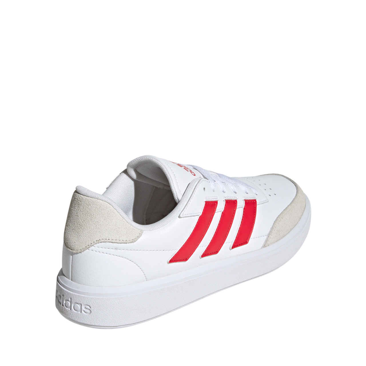 Buty męskie adidas Courtblock biało-czerwone – ujęcie 3