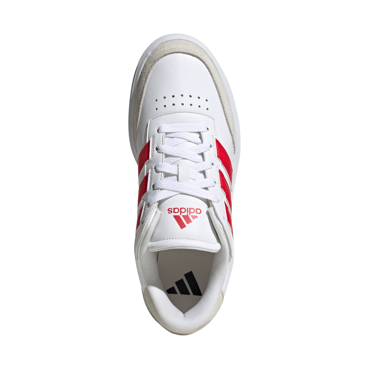 Buty męskie adidas Courtblock biało-czerwone – ujęcie 4
