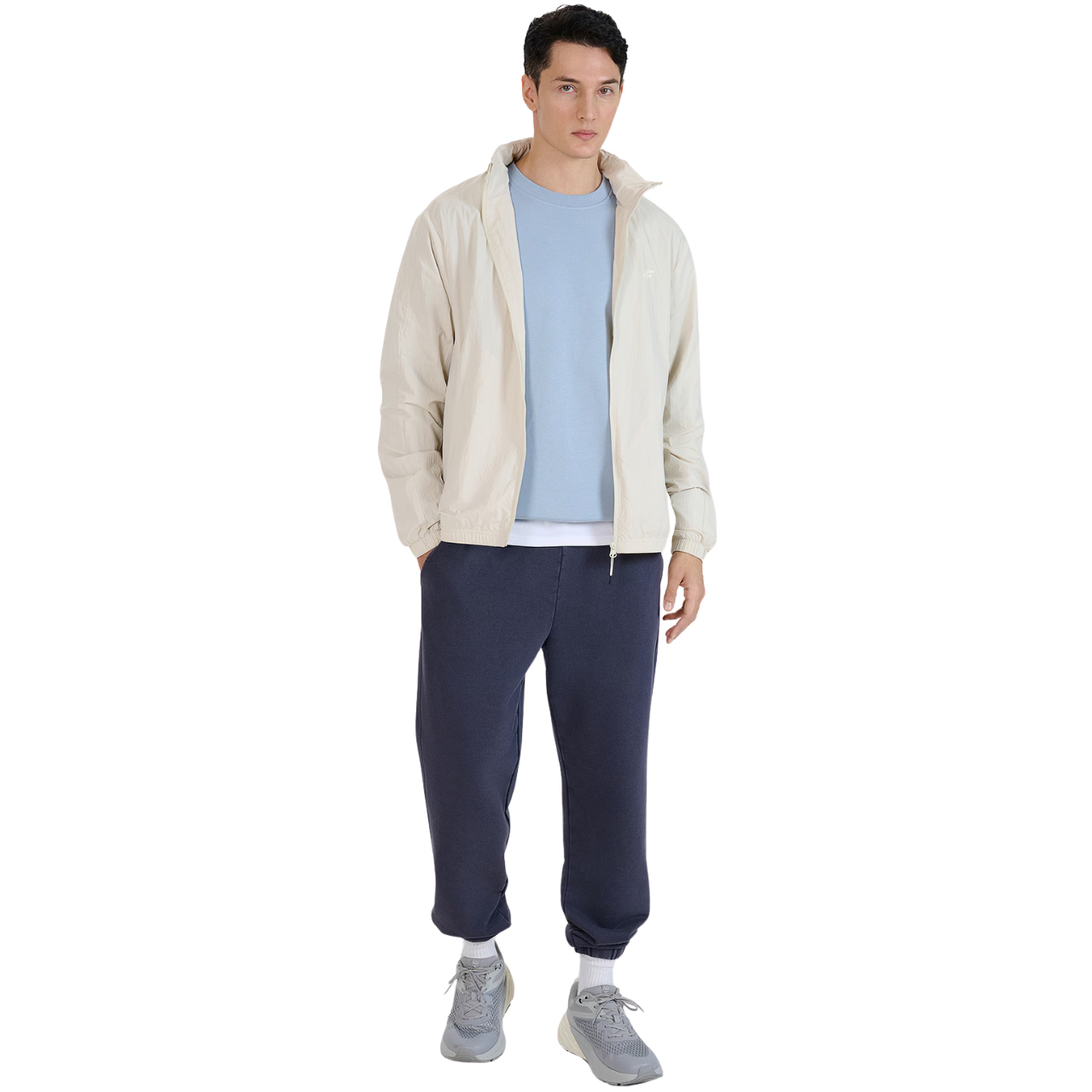 Bluza męska 4F M1622 jasnoniebieska 4FWSS25TSWSM1622 – ujęcie 6