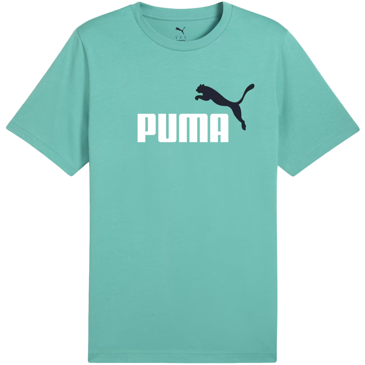 Koszulka męska Puma Ess 2 Color No.1 Logo zielona