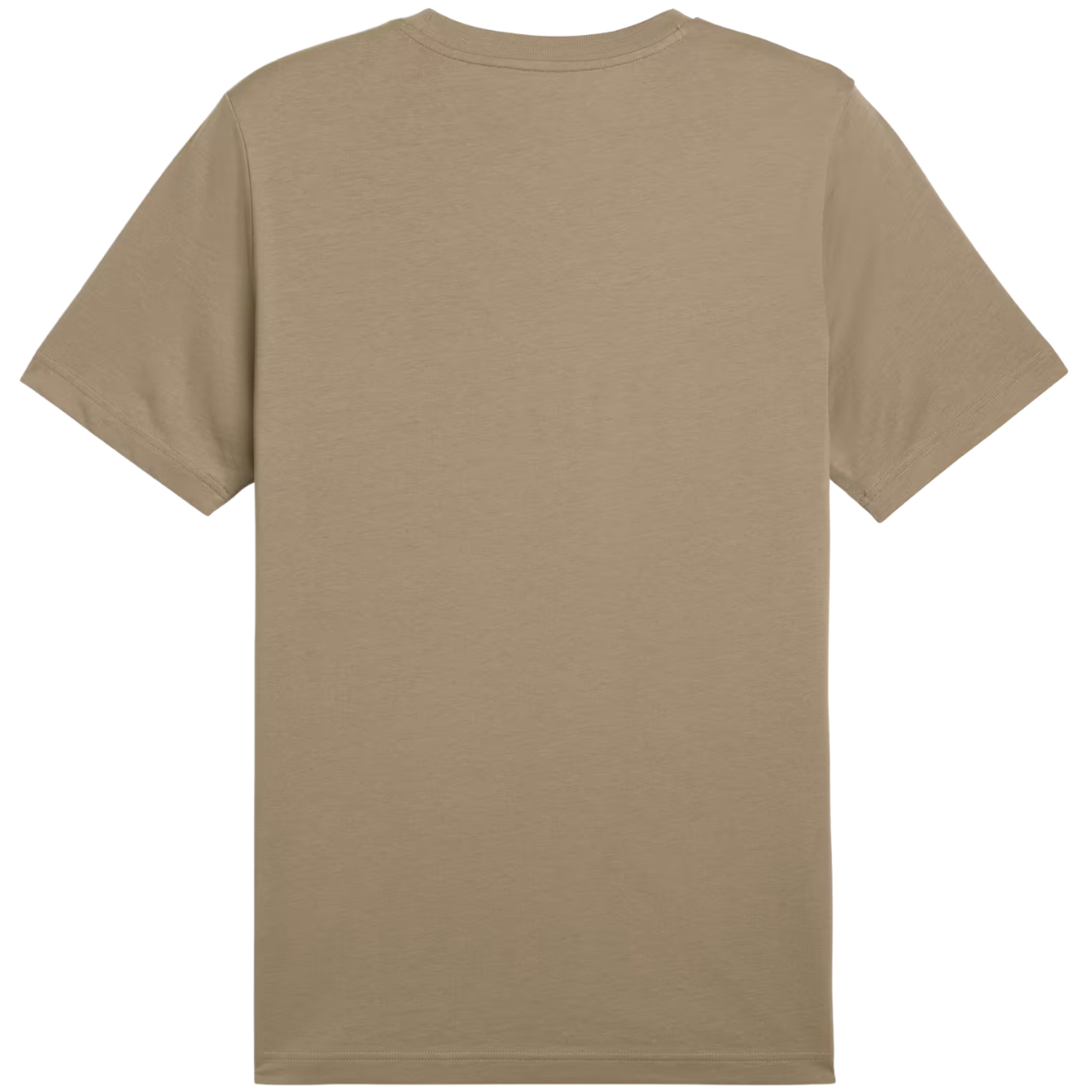 Koszulka męska Puma Ess 2 Color No.1 Logo brązowa – ujęcie 2