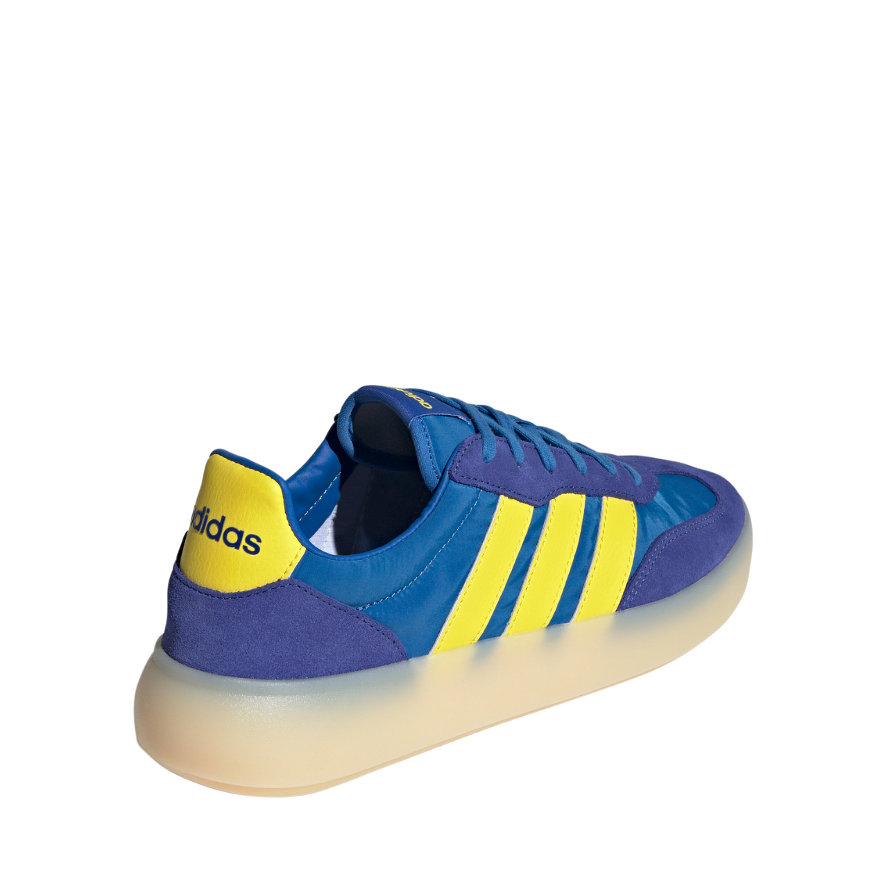 Buty męskie adidas Barreda Decode niebiesko-żółte – ujęcie 3