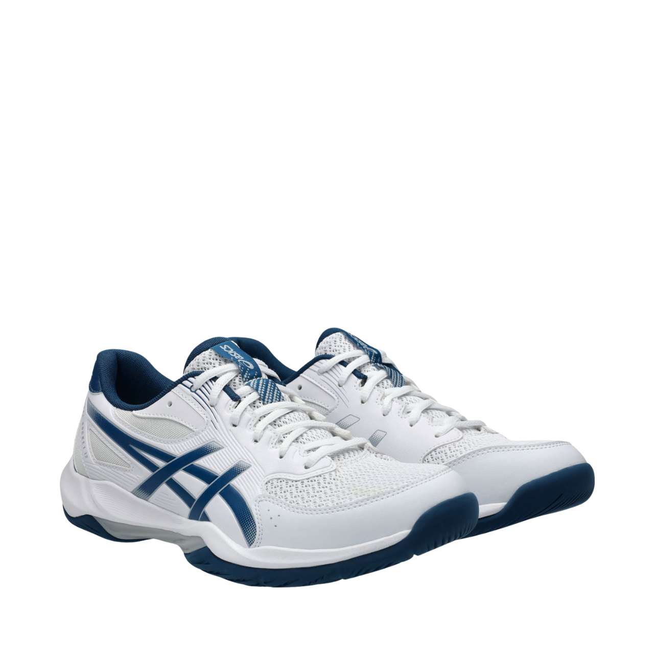 Buty męskie Asics Gel-Rocket biało-granatowe – ujęcie 2