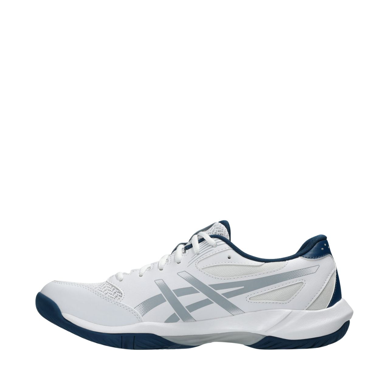 Buty męskie Asics Gel-Rocket biało-granatowe – ujęcie 5