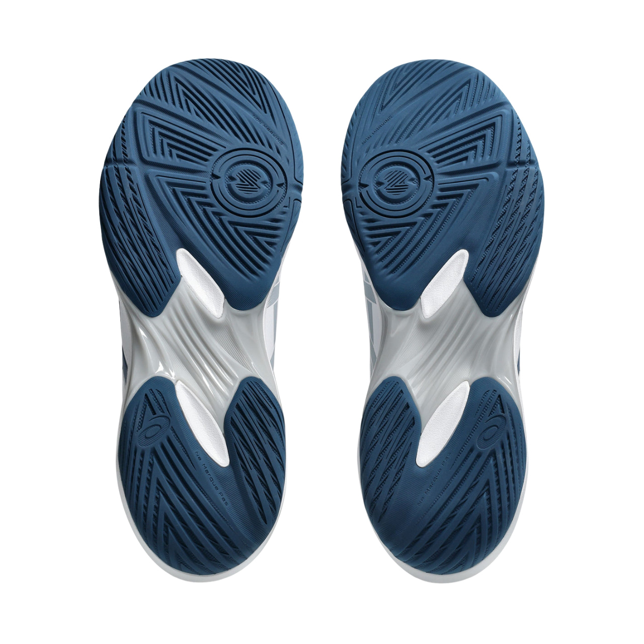 Buty męskie Asics Gel-Rocket biało-granatowe – ujęcie 6