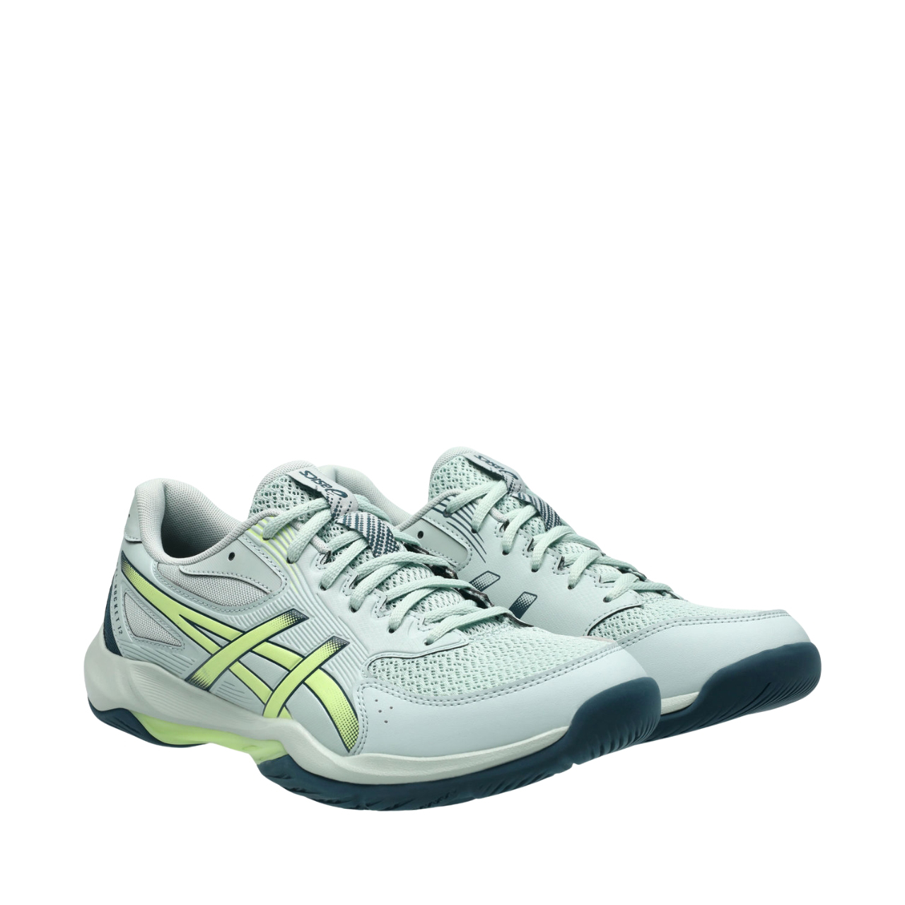 Buty męskie Asics Gel-Rocket zielone – ujęcie 2