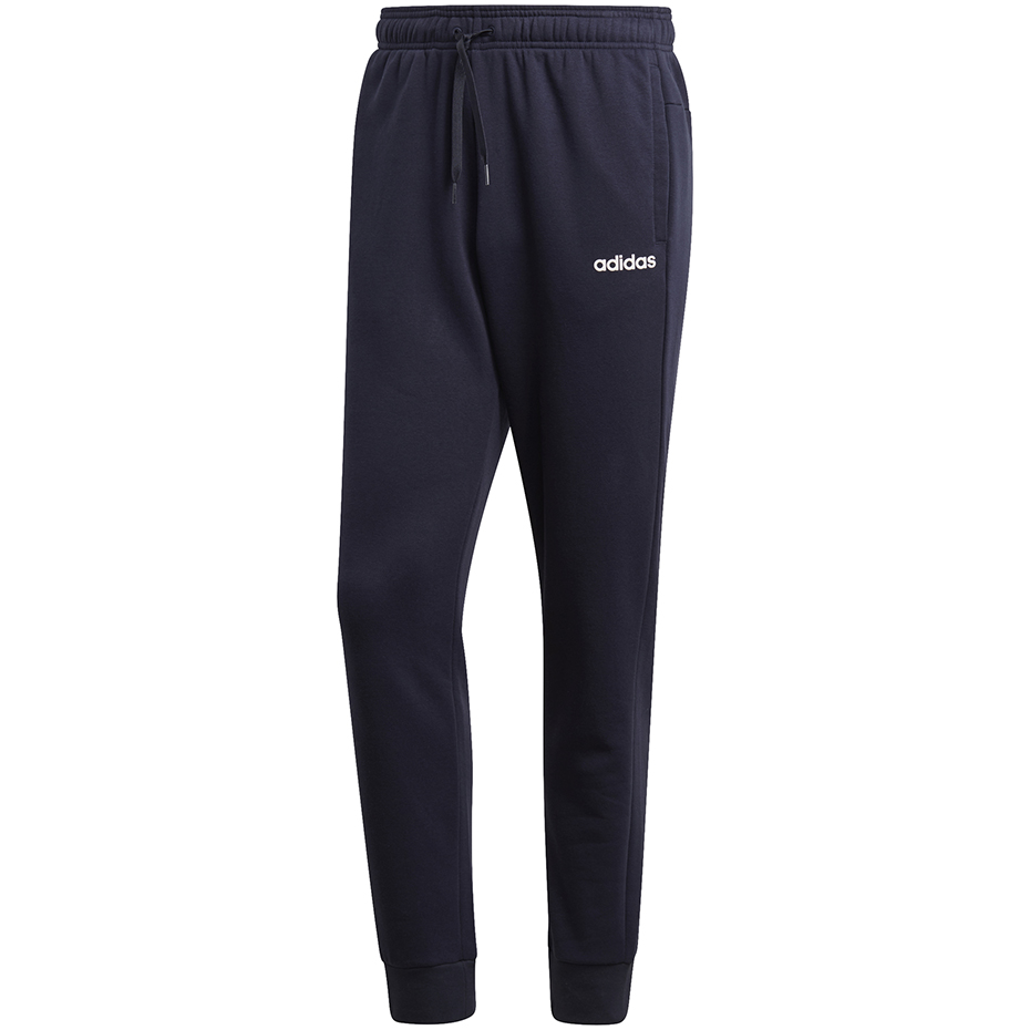 Spodnie męskie adidas Essentials Plain Tapered Pant FL granatowe