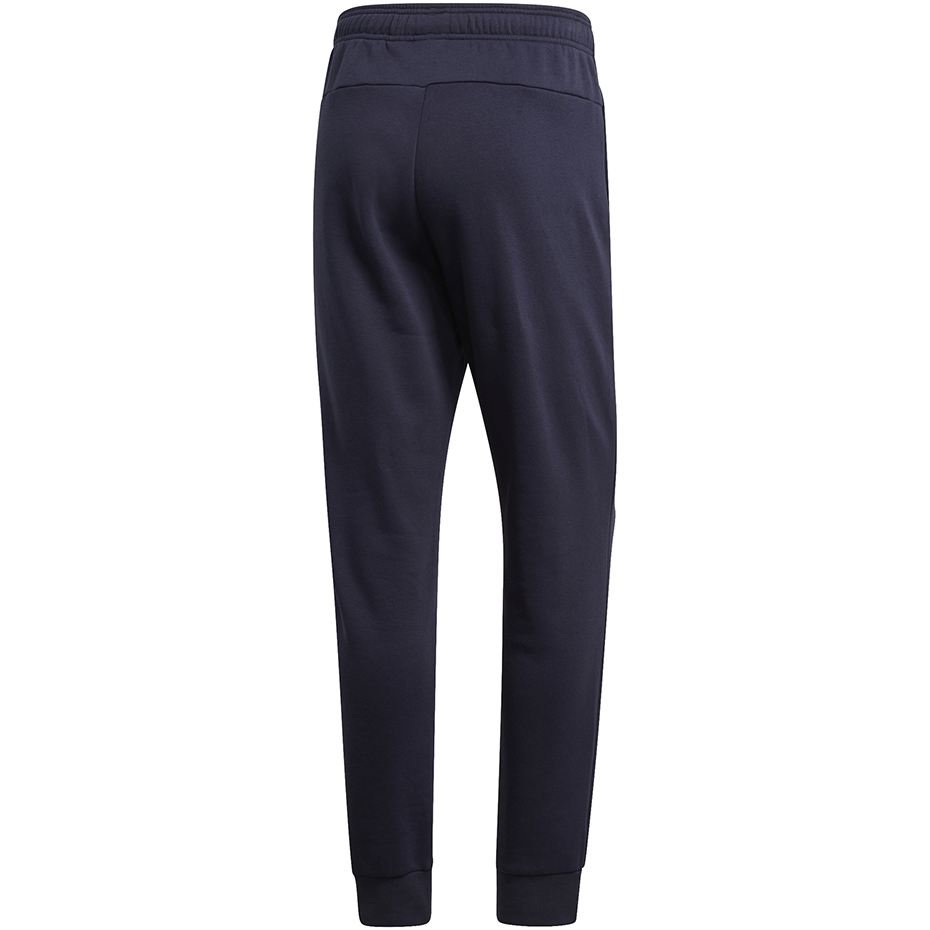Spodnie męskie adidas Essentials Plain Tapered Pant FL granatowe – ujęcie 2