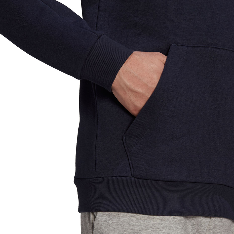 Bluza męska adidas Essentials Hoodie granatowa – ujęcie 3