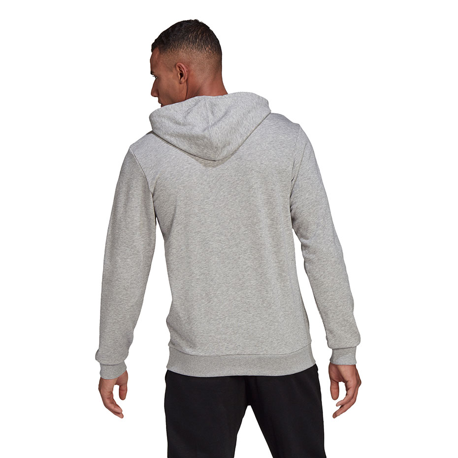 Bluza męska adidas Essentials Hoodie szara – ujęcie 4