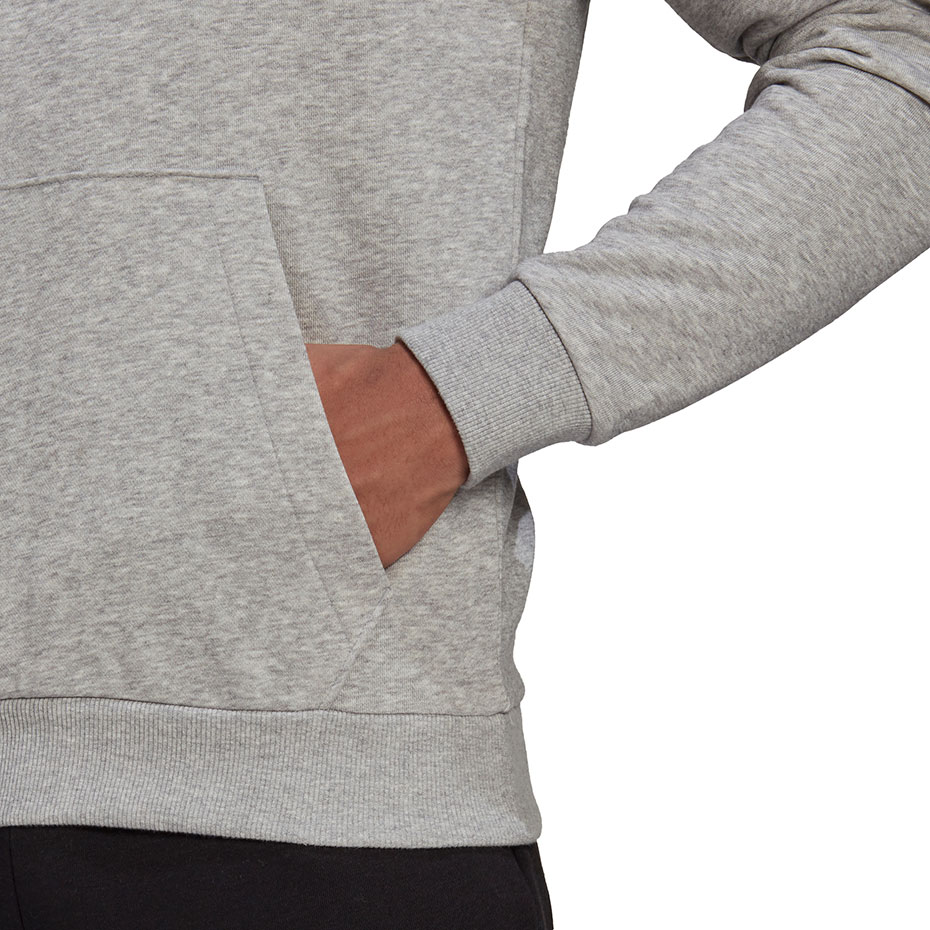 Bluza męska adidas Essentials Hoodie szara – ujęcie 6