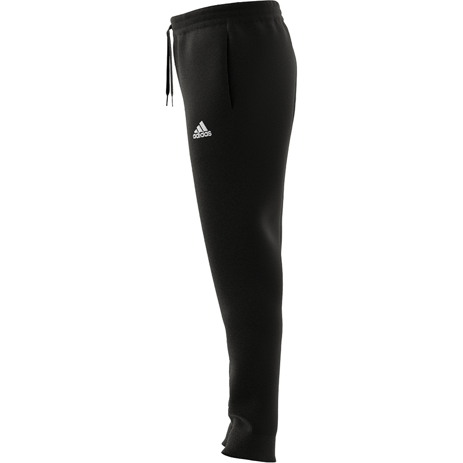 Spodnie męskie adidas Essentials Tapered Cuff Pants czarne – ujęcie 2