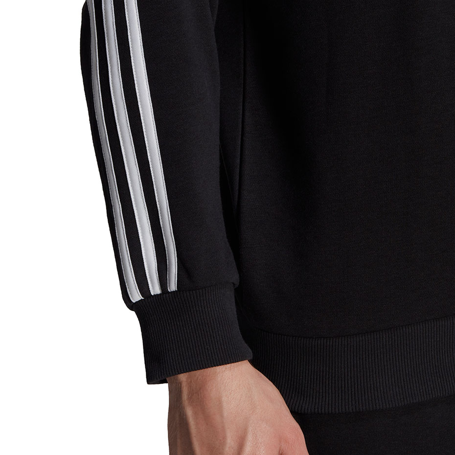 Bluza męska adidas Essentials Sweatshirt czarna – ujęcie 6