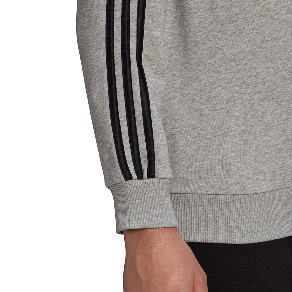 Bluza męska adidas Essentials Sweatshirt szara – ujęcie 7