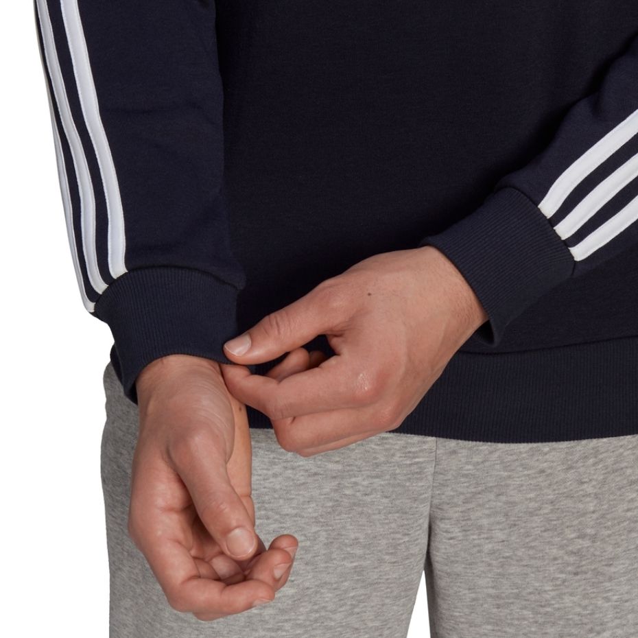 Bluza męska adidas Essentials Sweatshirt granatowa – ujęcie 6
