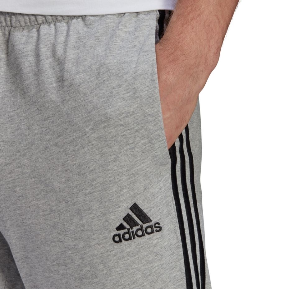 Spodnie męskie adidas Essentials Single szare – ujęcie 5
