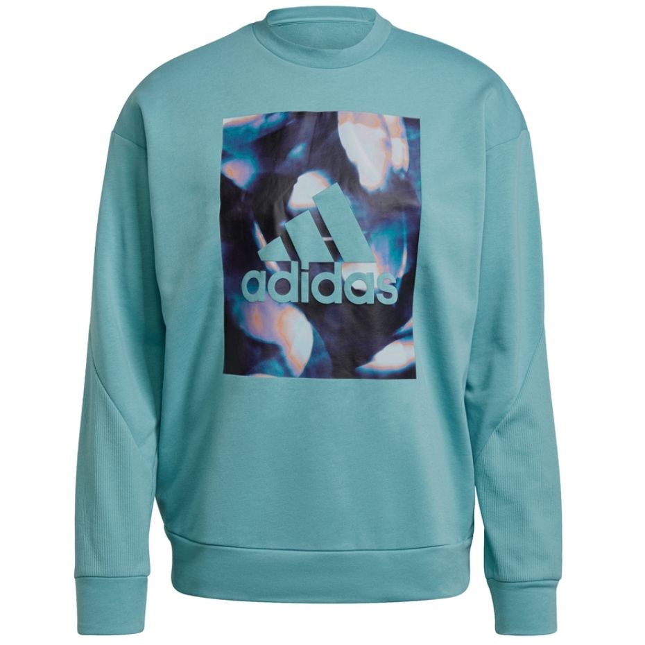 Bluza damska adidas uforu Sweatshirt niebieska