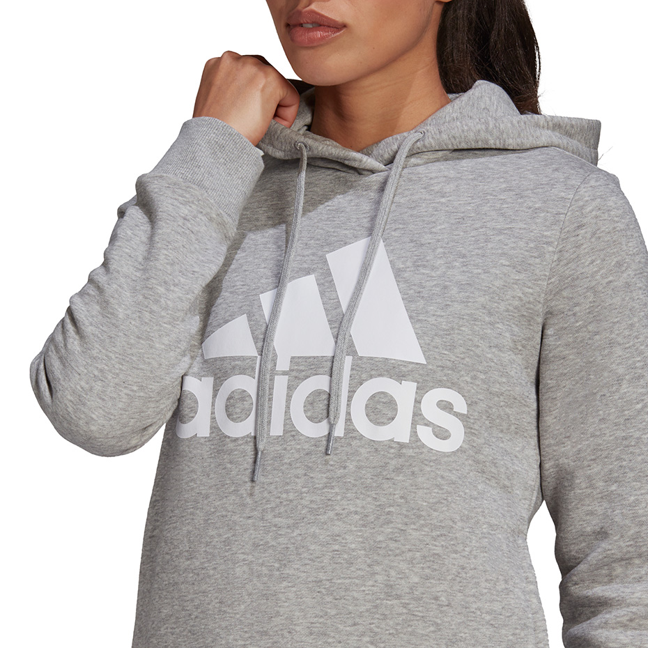 Bluza damska adidas Loungewear Es szara – ujęcie 4