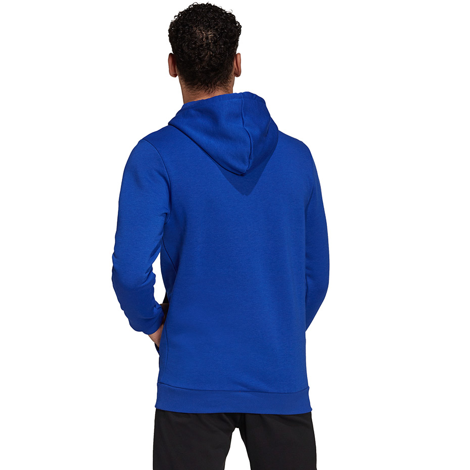 Bluza męska adidas Essentials Hoodie niebieska – ujęcie 4