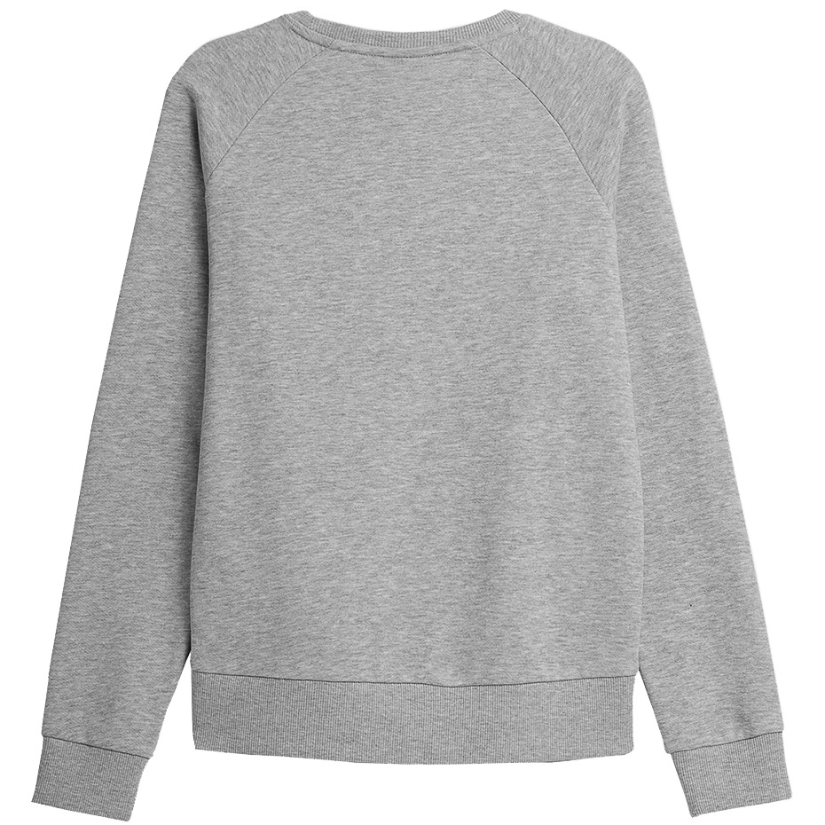 Bluza damska 4F chłodny jasny szary melanż NOSH4 BLD350 – ujęcie 2