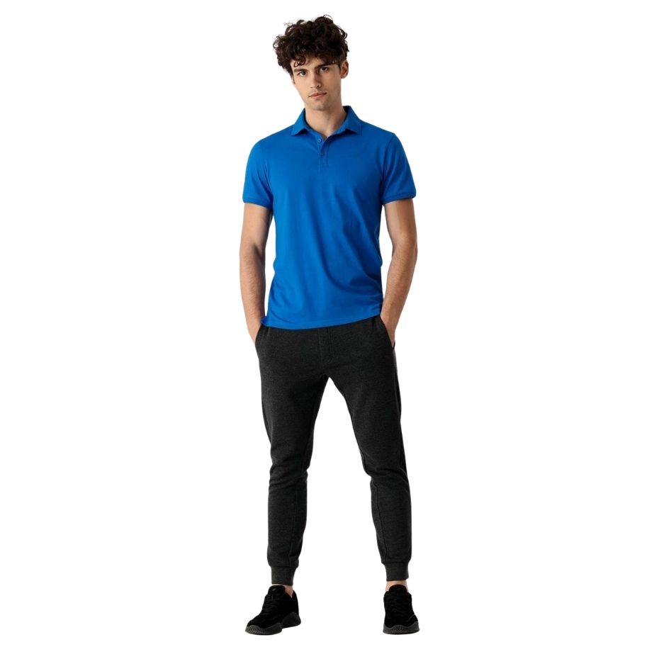 Koszulka męska 4F niebieska NOSH4 – ujęcie 4