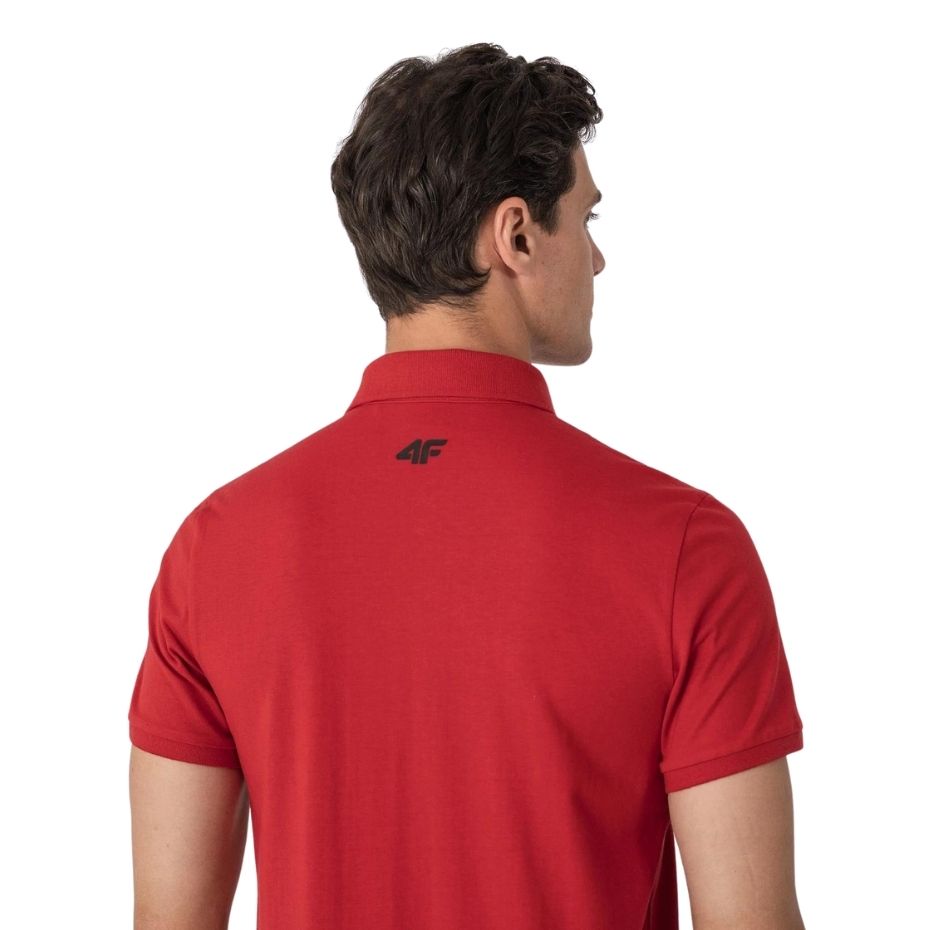 Koszulka męska 4F czerwona NOSH4 – ujęcie 6