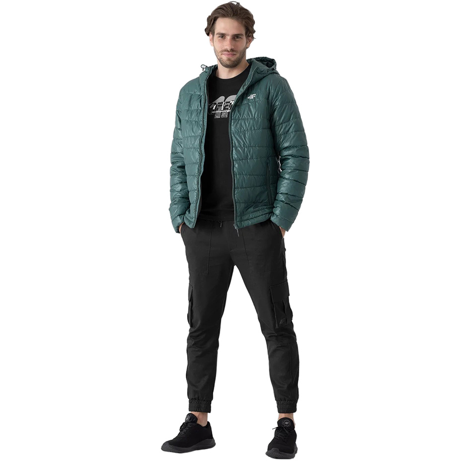 Kurtka męska 4F morska zieleń H4Z21 KUMP005 – ujęcie 3