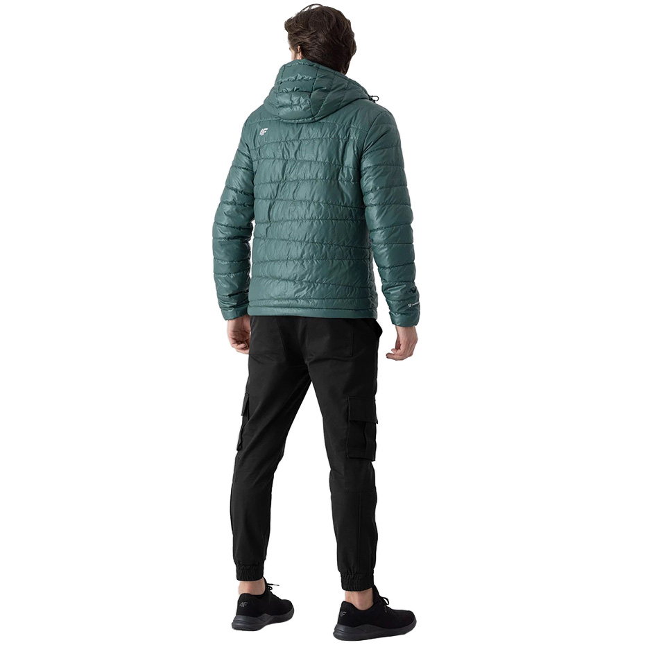 Kurtka męska 4F morska zieleń H4Z21 KUMP005 – ujęcie 4