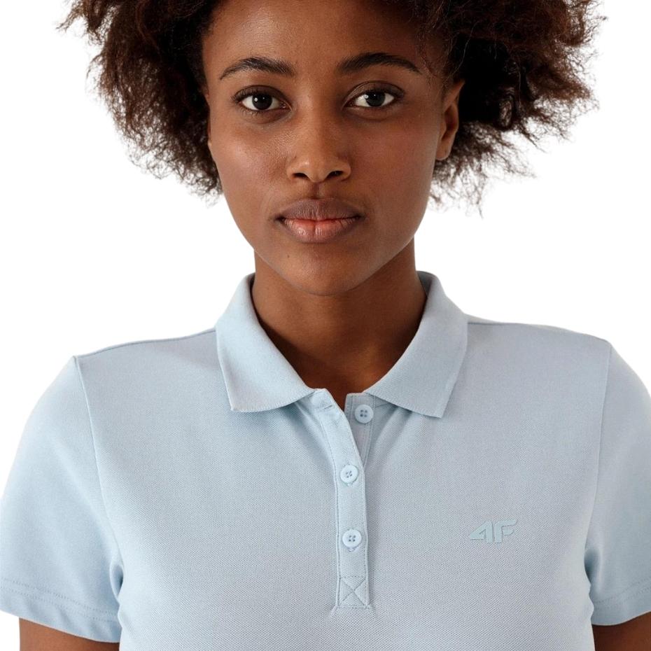 Koszulka damska 4F jasnoniebieska NOSH4 TSD355 – ujęcie 5