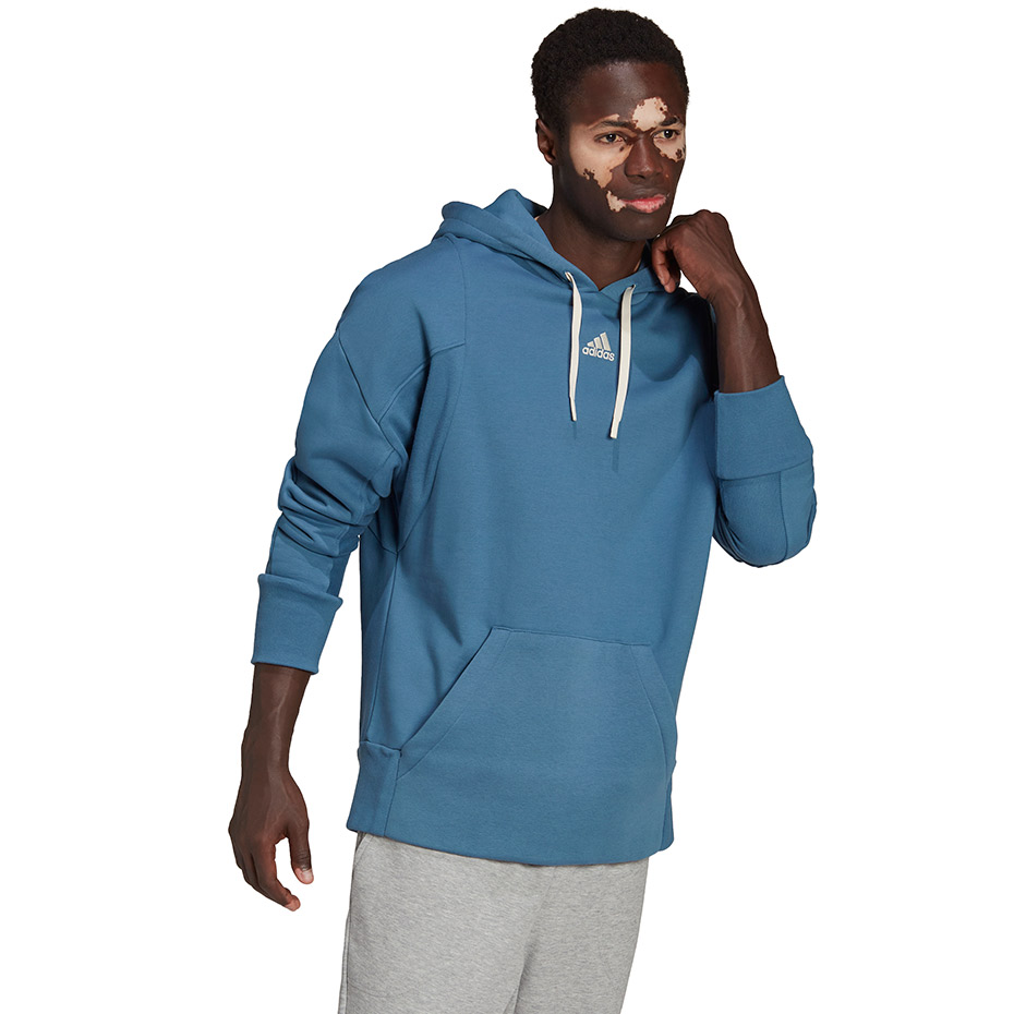 Bluza męska adidas M internal OH niebieska – ujęcie 4