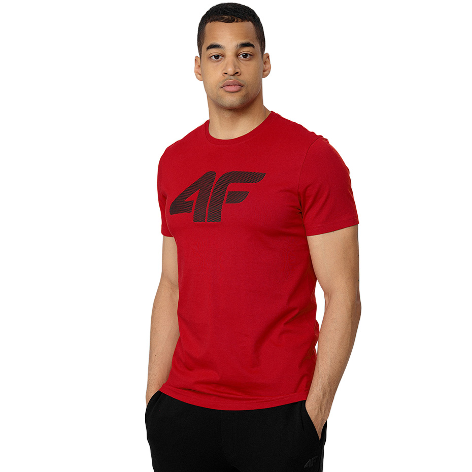 Koszulka męska 4F czerwona H4L22