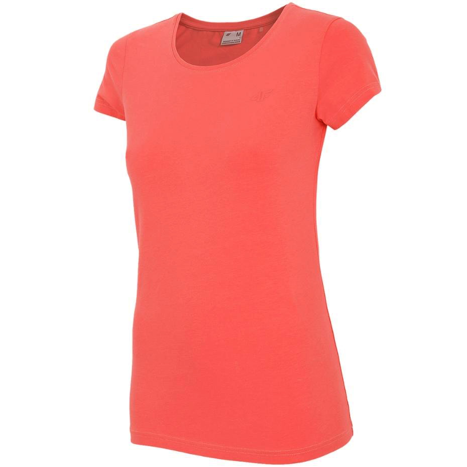 Koszulka damska 4F pomarańczowa H4L22 TSD350