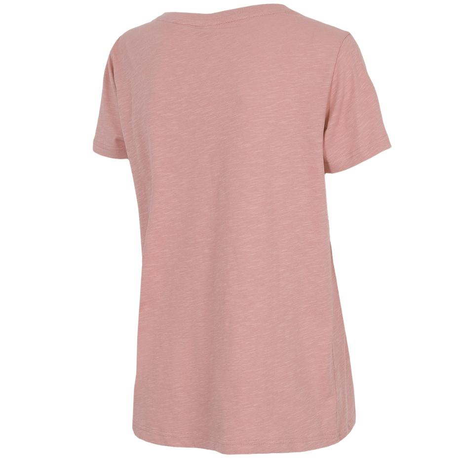 Koszulka damska 4F jasny róż H4L22 TSD352 – ujęcie 2