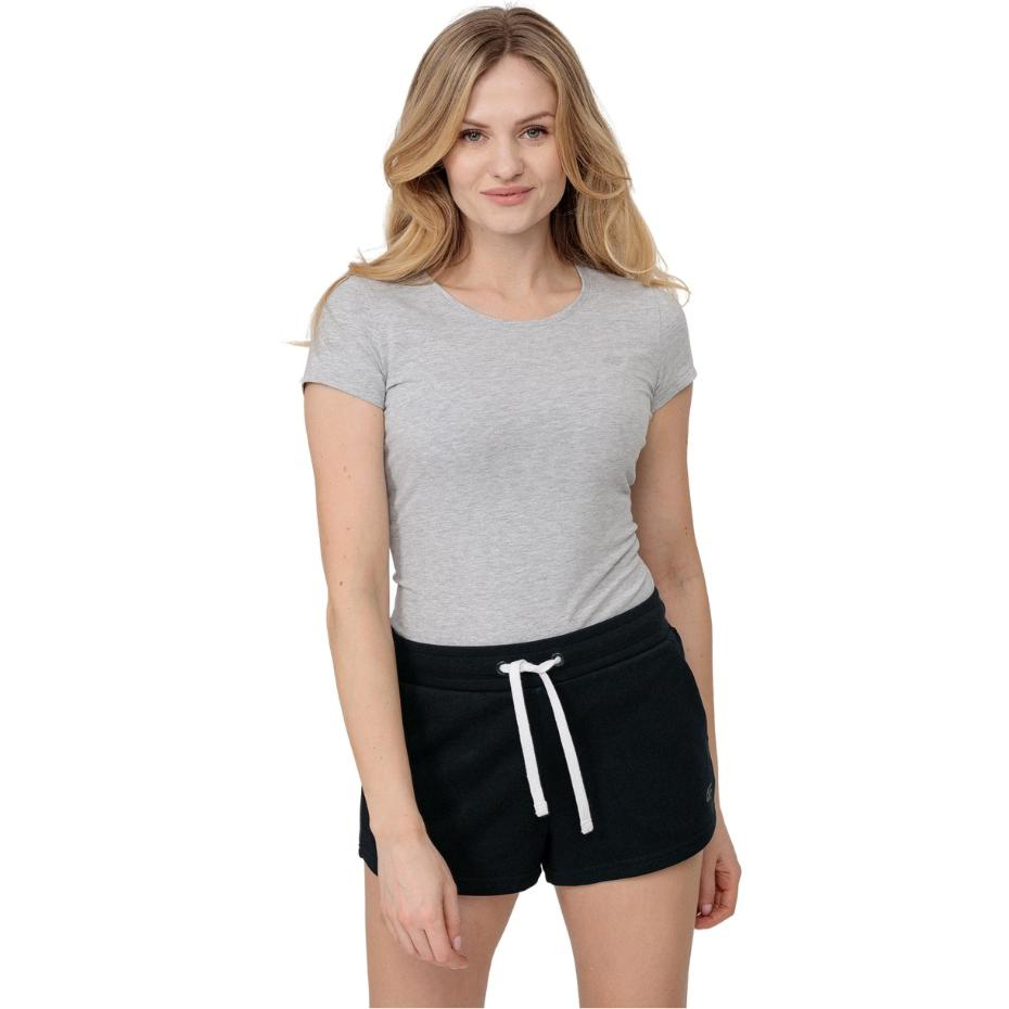 Koszulka damska 4F chłodny jasny szary melanż H4L22 TSD350