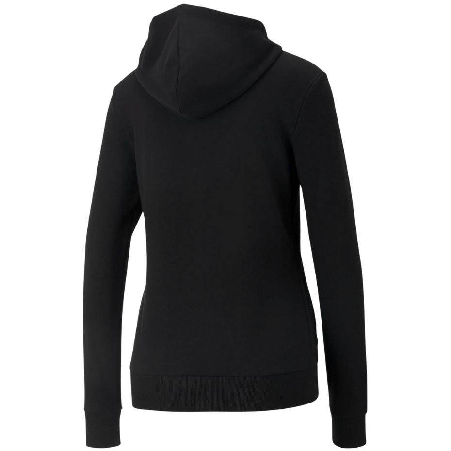 Bluza damska Puma ESS+ Embroidery Hoodie FL czarna – ujęcie 2