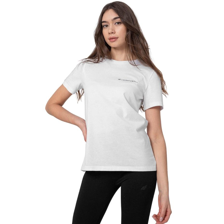 Koszulka damska 4F biała H4Z22 TSD025