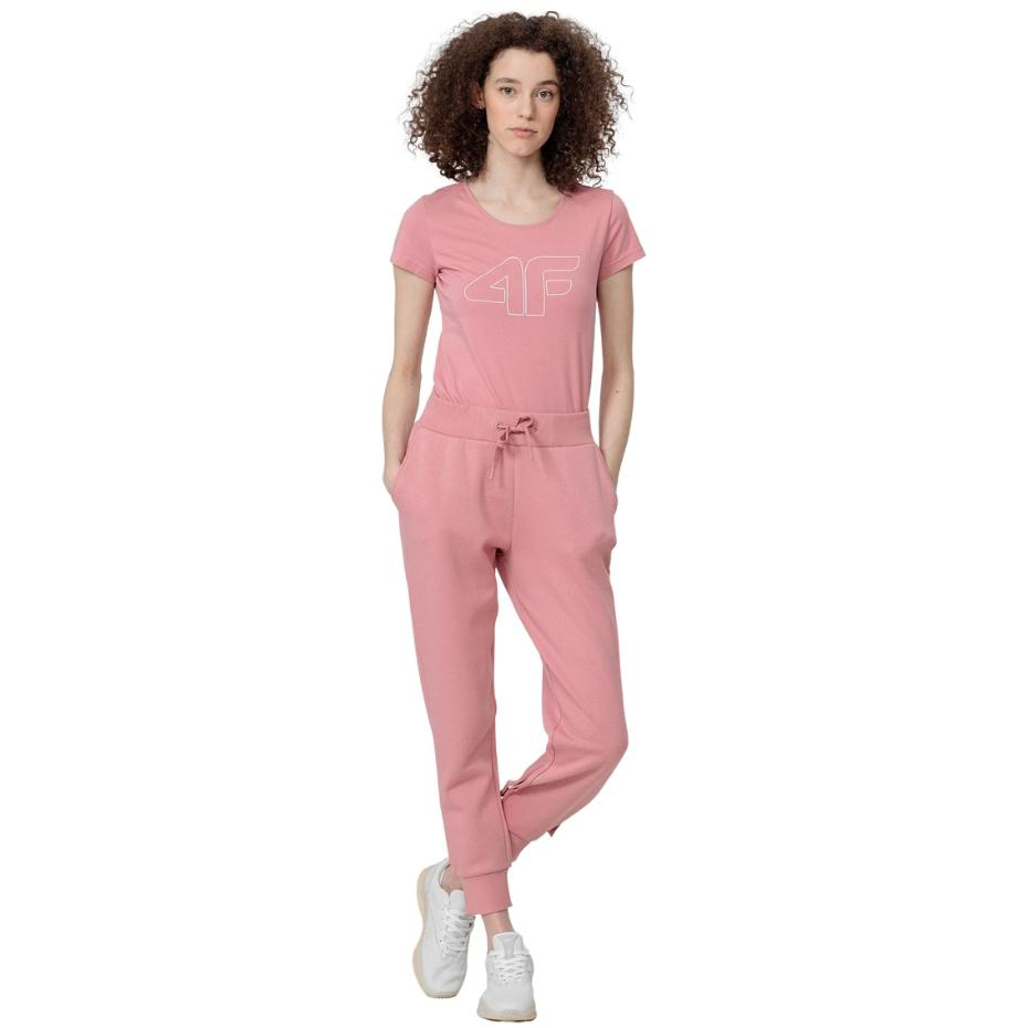 Koszulka damska 4F jasny róż H4Z22 TSD353 – ujęcie 4