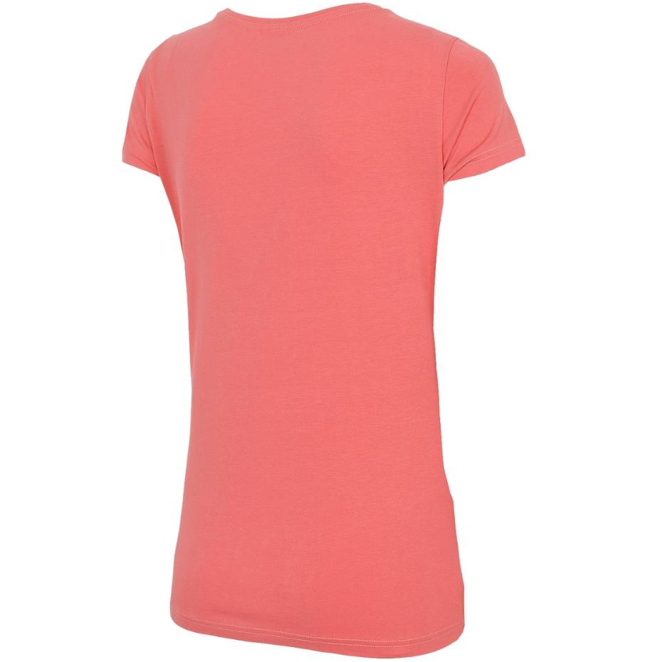Koszulka damska 4F pomarańczowa H4Z22 TSD350 – ujęcie 3