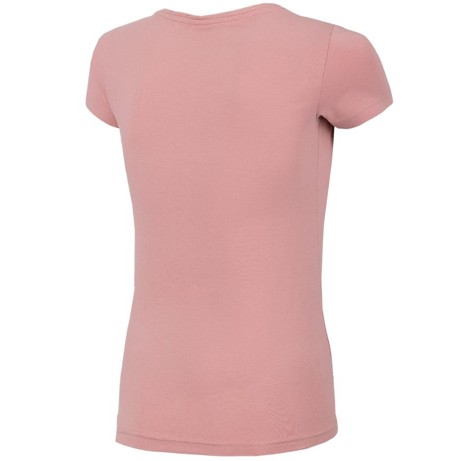 Koszulka damska 4F jasny róż H4Z22 TSD350 – ujęcie 3