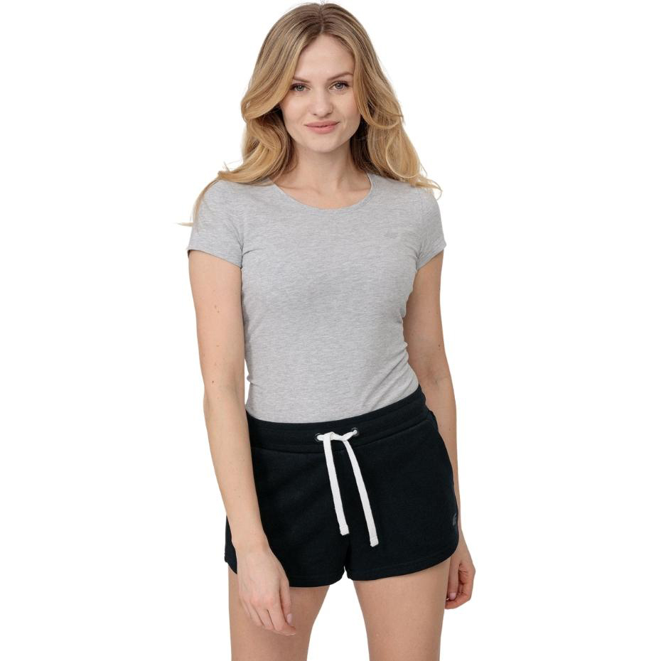 Koszulka damska 4F chłodny jasny szary melanż H4Z22 TSD350