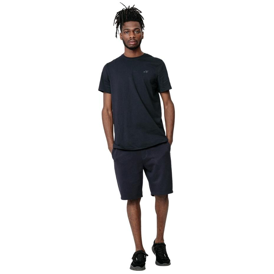 Koszulka męska 4F ciemny granat H4Z22 – ujęcie 4