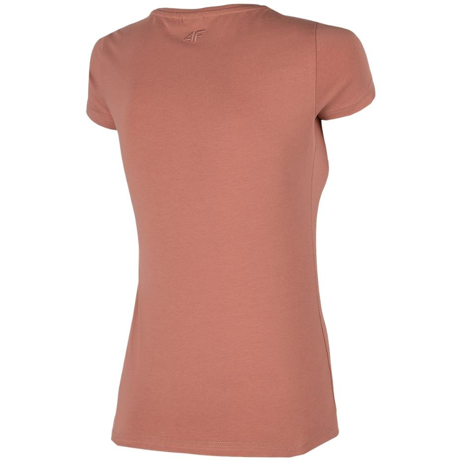 Koszulka damska 4F pomarańczowa H4Z22 TSD029 – ujęcie 2