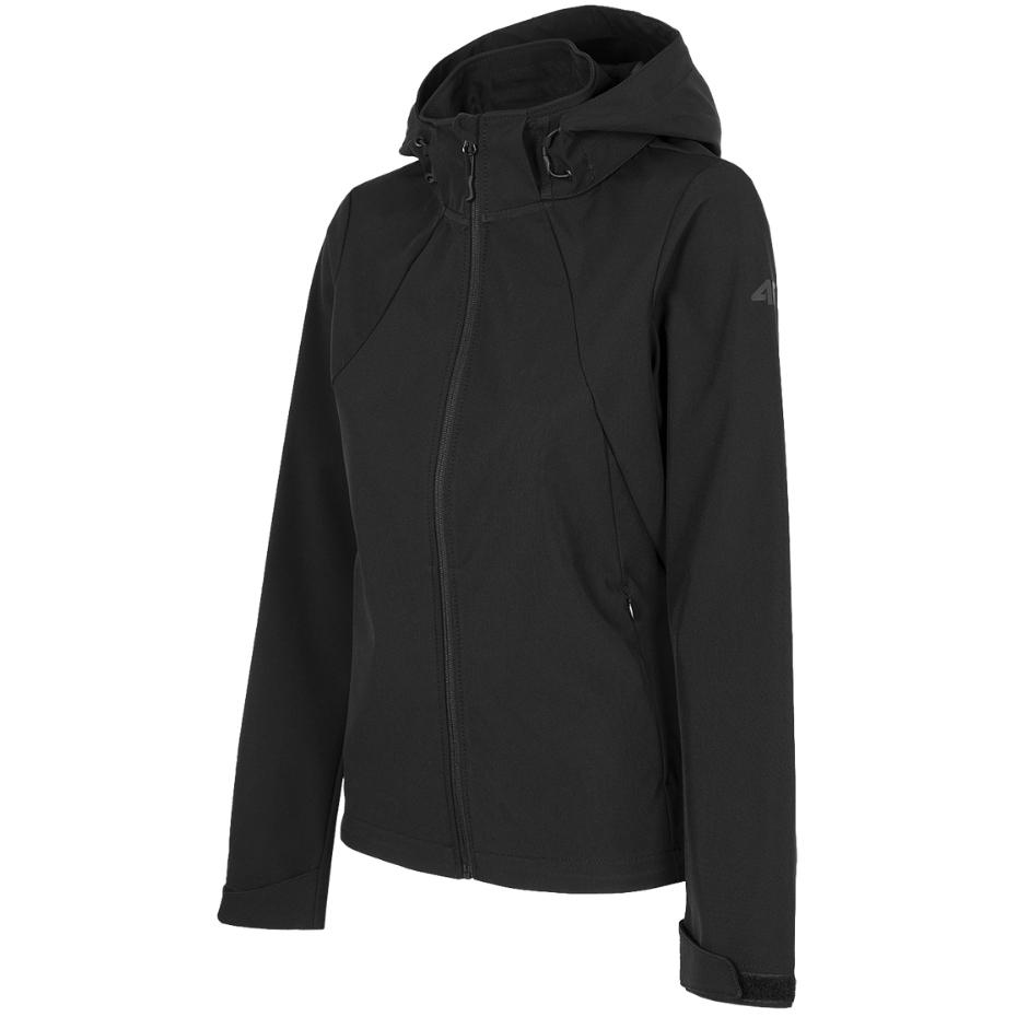 Kurtka damska 4F softshell głęboka czerń H4Z22 SFD001