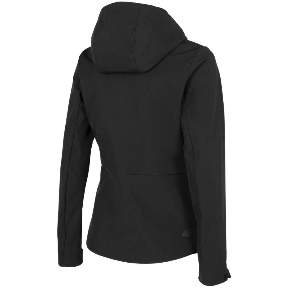 Kurtka damska 4F softshell głęboka czerń H4Z22 SFD001 – ujęcie 2